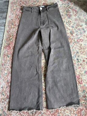 Zara Marine Straight Jeans in Brown